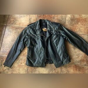 VINTAGE LEATHER jacket